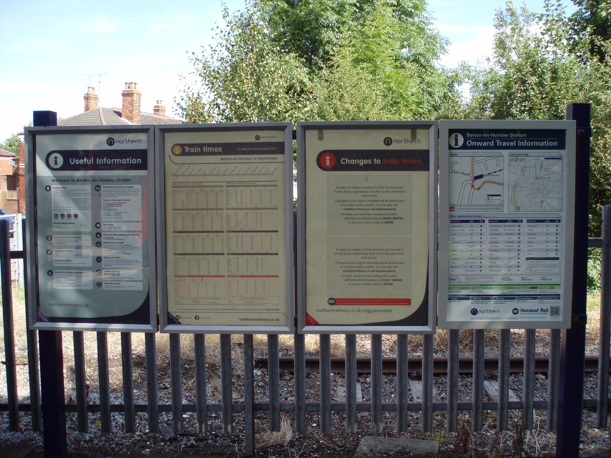 Barton station: posters